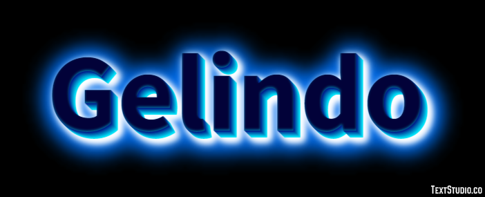 Gelindo Effetto testo