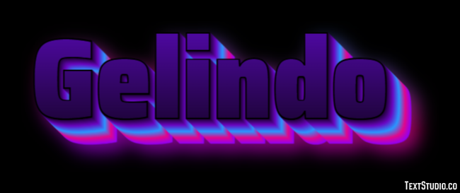 Gelindo Effetto testo