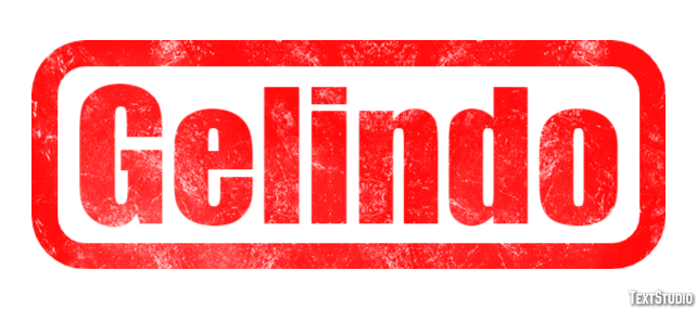 Gelindo Effetto testo