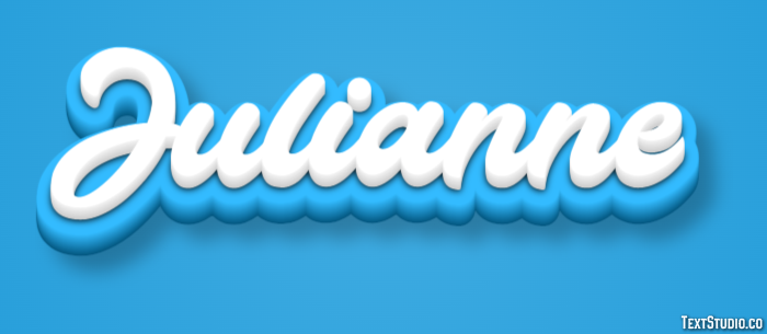 Julianne Text Effect