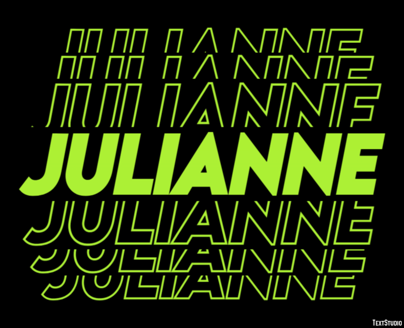 Julianne Text Effect