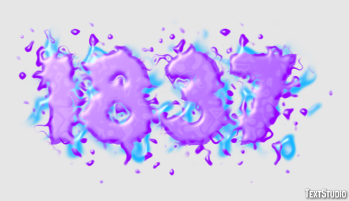 1837 Text Effect