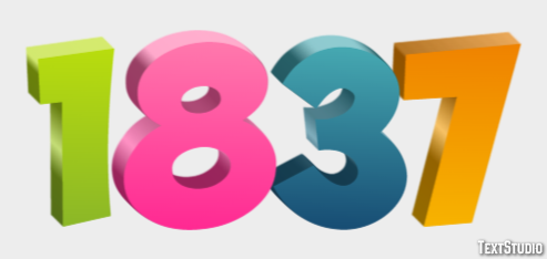 1837 Text Effect