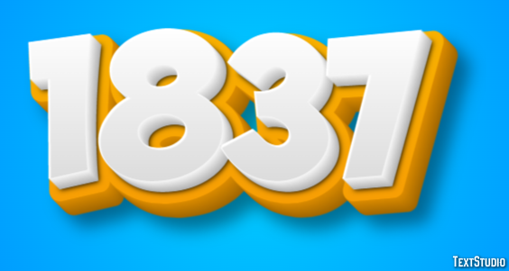 1837 Text Effect