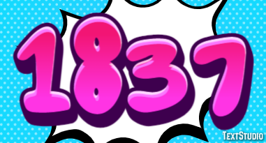 1837 Text Effect