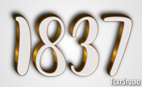 1837 Text Effect