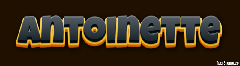 Antoinette Text effect