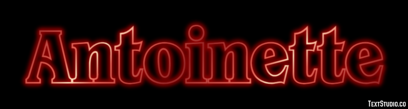 Antoinette Text Effect