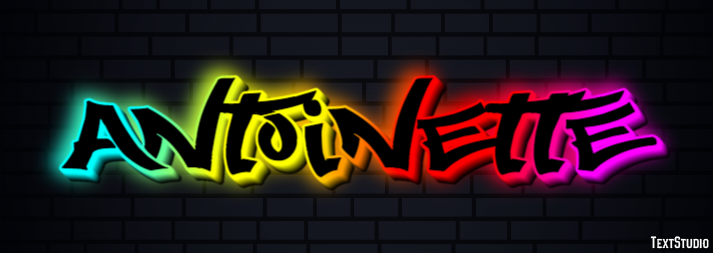 Antoinette Text effect