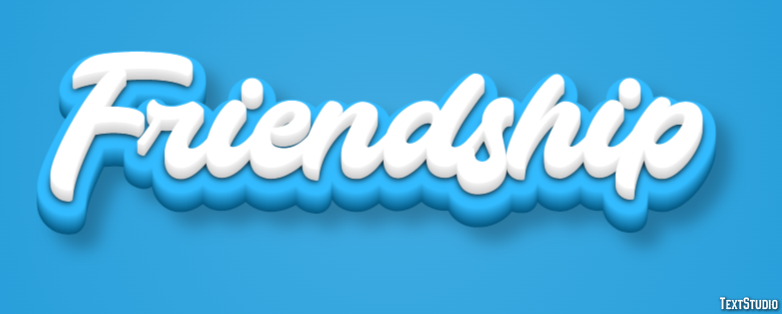 Friendship Text Effect