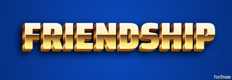 Friendship Text Effect