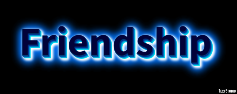 Friendship Text Effect