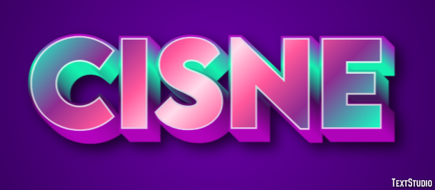 Cisne Texteffekt