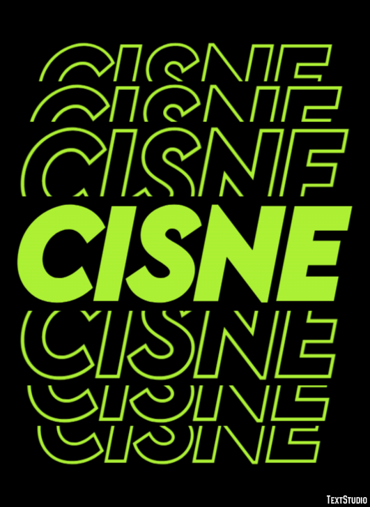 Cisne Efecto de Texto