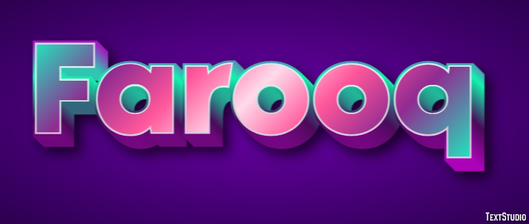 Farooq Text Effect