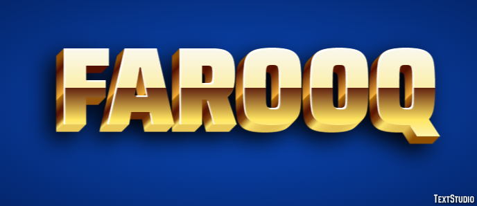 Farooq Text Effect