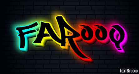 Farooq Text Effect