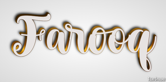 Farooq Text Effect