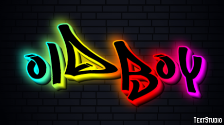 Oldboy Text effect