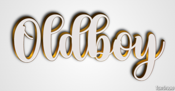Oldboy Efekt tekstowy