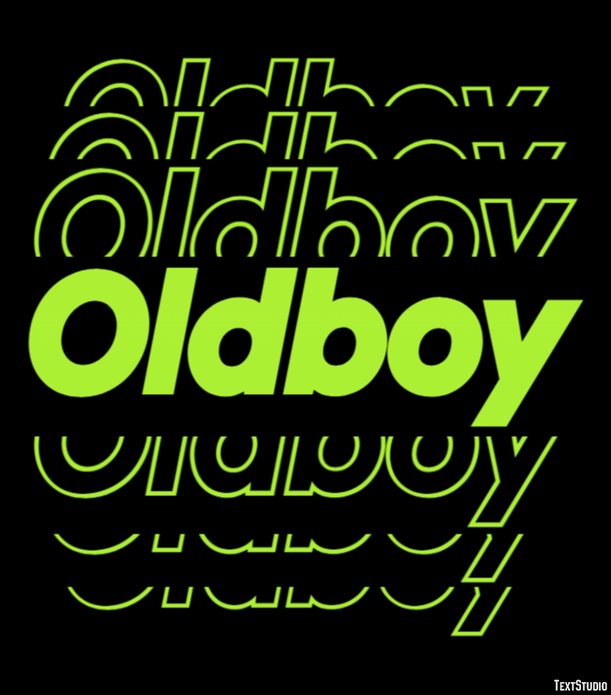 Oldboy Text Effect