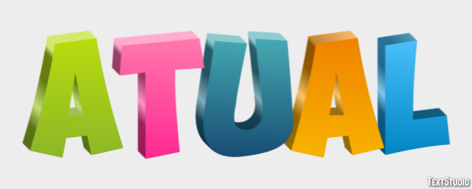 Atual Efecto de texto