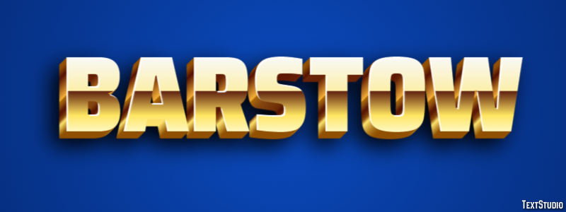 Barstow Effet de texte