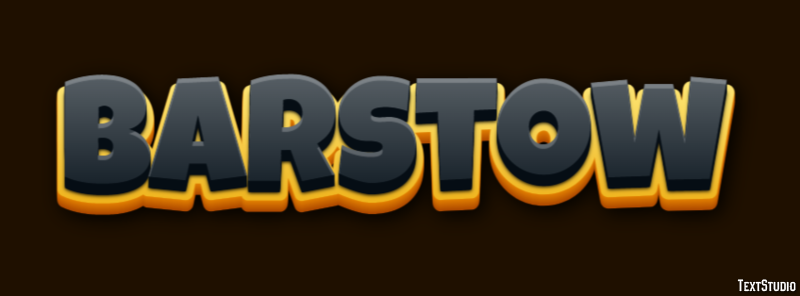 Barstow Effet de texte