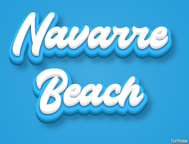Navarre Beach Effetto testo