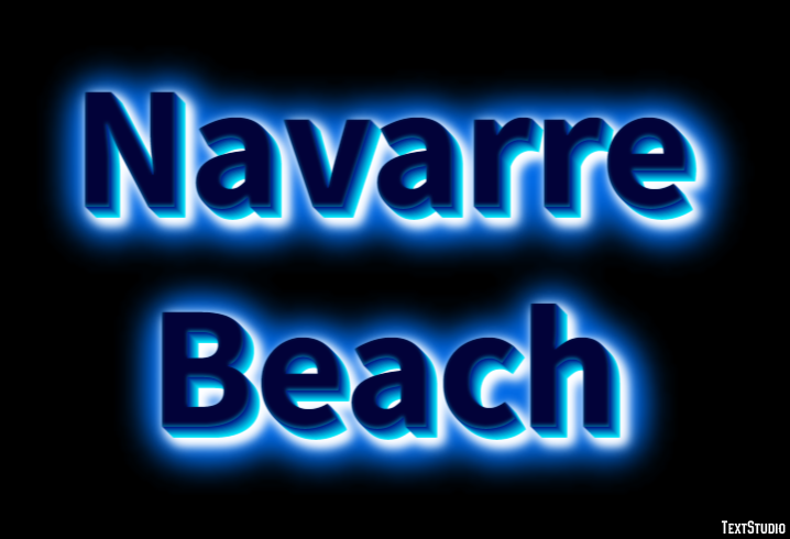 Navarre Beach Effetto testo