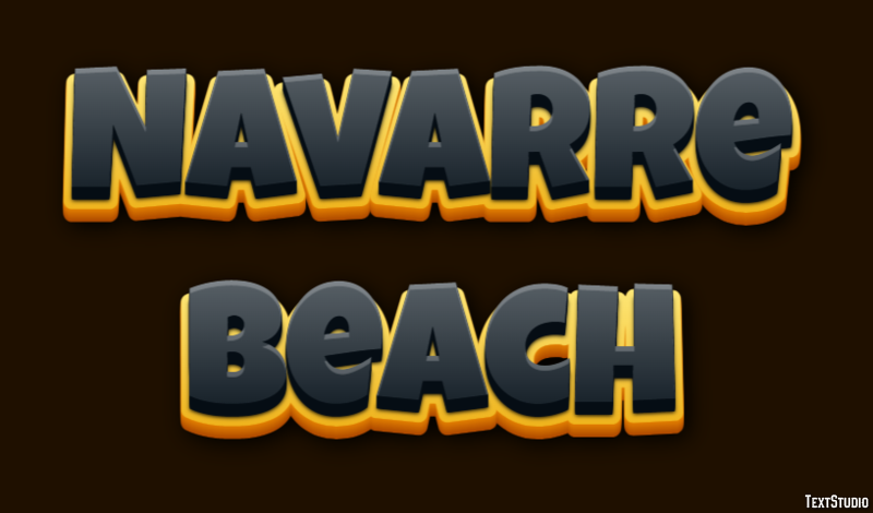 Navarre Beach Effetto testo