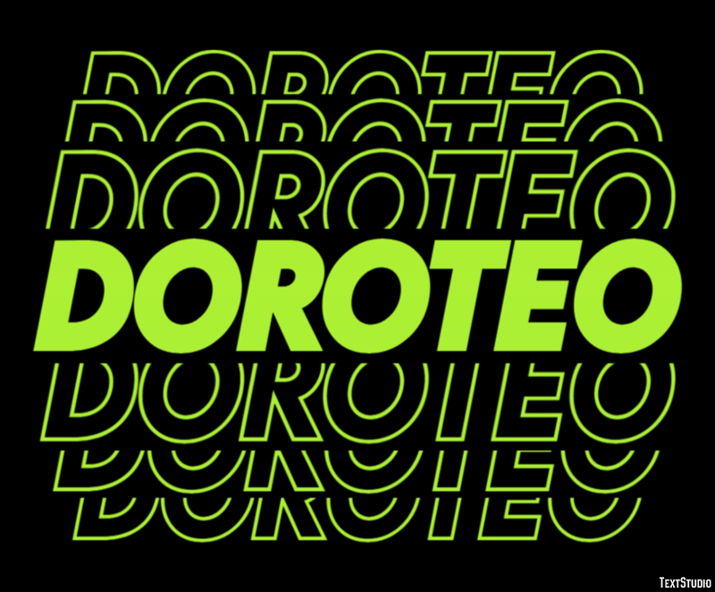 Doroteo Effetto testo