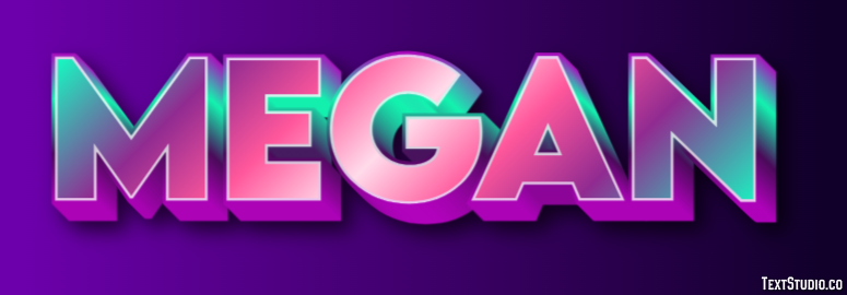 Megan Text Effect
