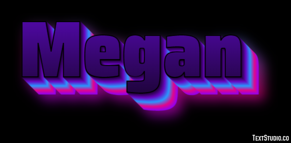 Megan Text Effect