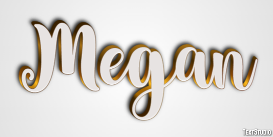 Megan Tekst Effect