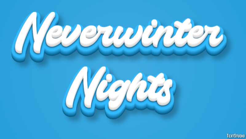 Neverwinter Nights Effetto testo