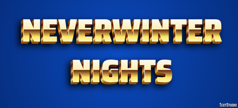Neverwinter Nights Effetto testo