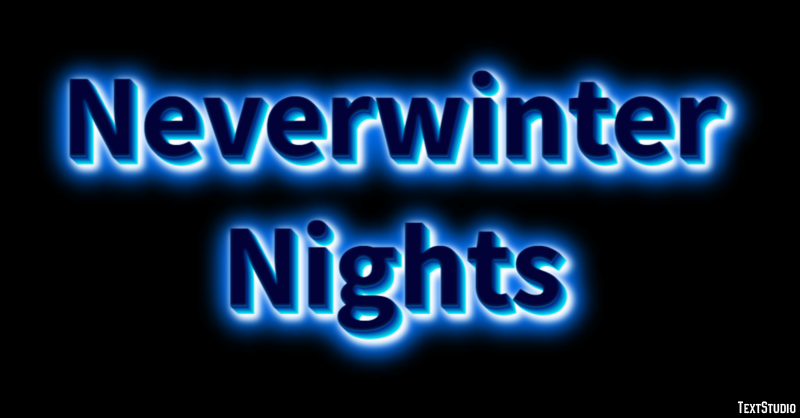 Neverwinter Nights Effetto testo