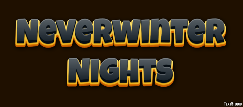 Neverwinter Nights Effetto testo