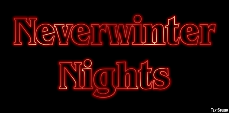 Neverwinter Nights Effetto testo