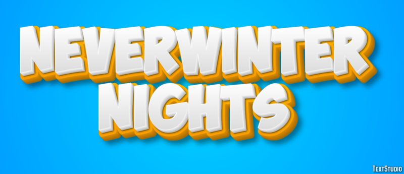 Neverwinter Nights Effetto testo