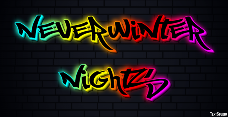 Neverwinter Nights Effetto testo