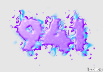 941 Efeito de texto