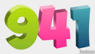 941 Texteffekt