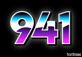 941 Efeito de texto