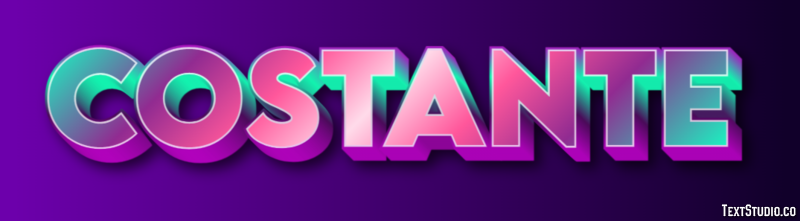Costante Effetto testo