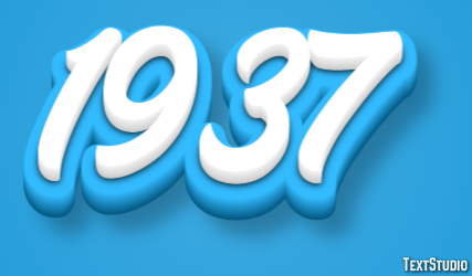 1937 Text Effect