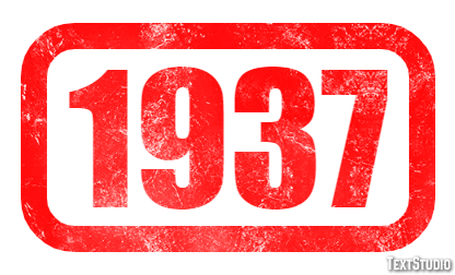 1937 Text Effect