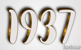 1937 Text Effect