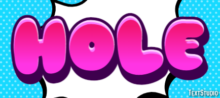 Hole Tekst Effect
